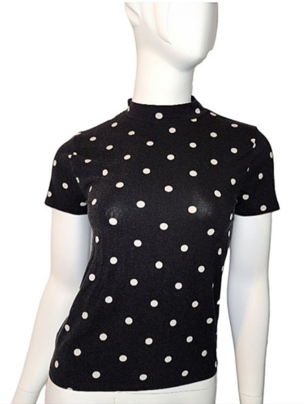 Women's Forever 21 Short Sleeve Polka Dot Top Size S
